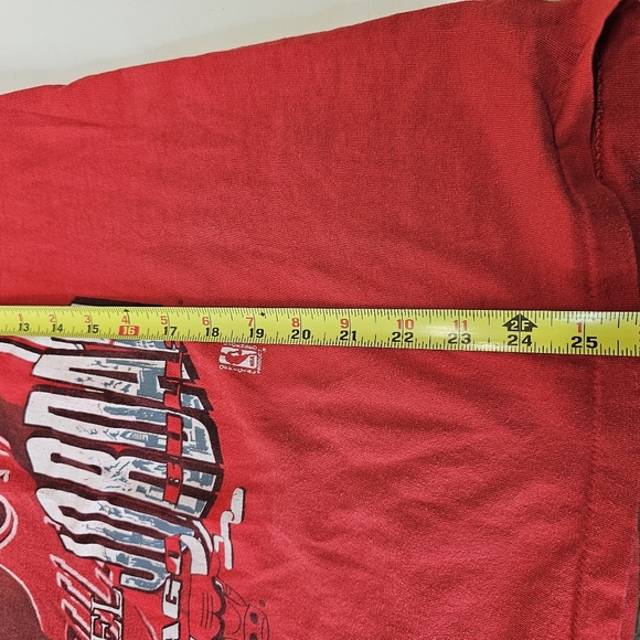 VINTAGE SALEM JORDAN CHICAGO BULLS NBA T-SHIRT 1991 MADE IN USA SIZE L. - Picture 4 of 16